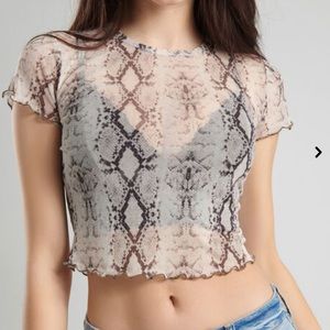 Mesh tee from garage